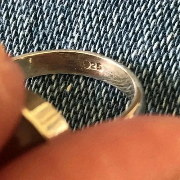 SIZE 6.75 Authentic Red Carnelian Circle Solid 925 Sterling Silver Ring NWT - Picture 6 of 6